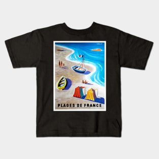 Plages de France Kids T-Shirt